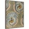 Delicate Deco Plant Pattern V by Baxter Mill Archive 23-in. W x 30-in. H. Canvas Wall Art Print Framed in Grey